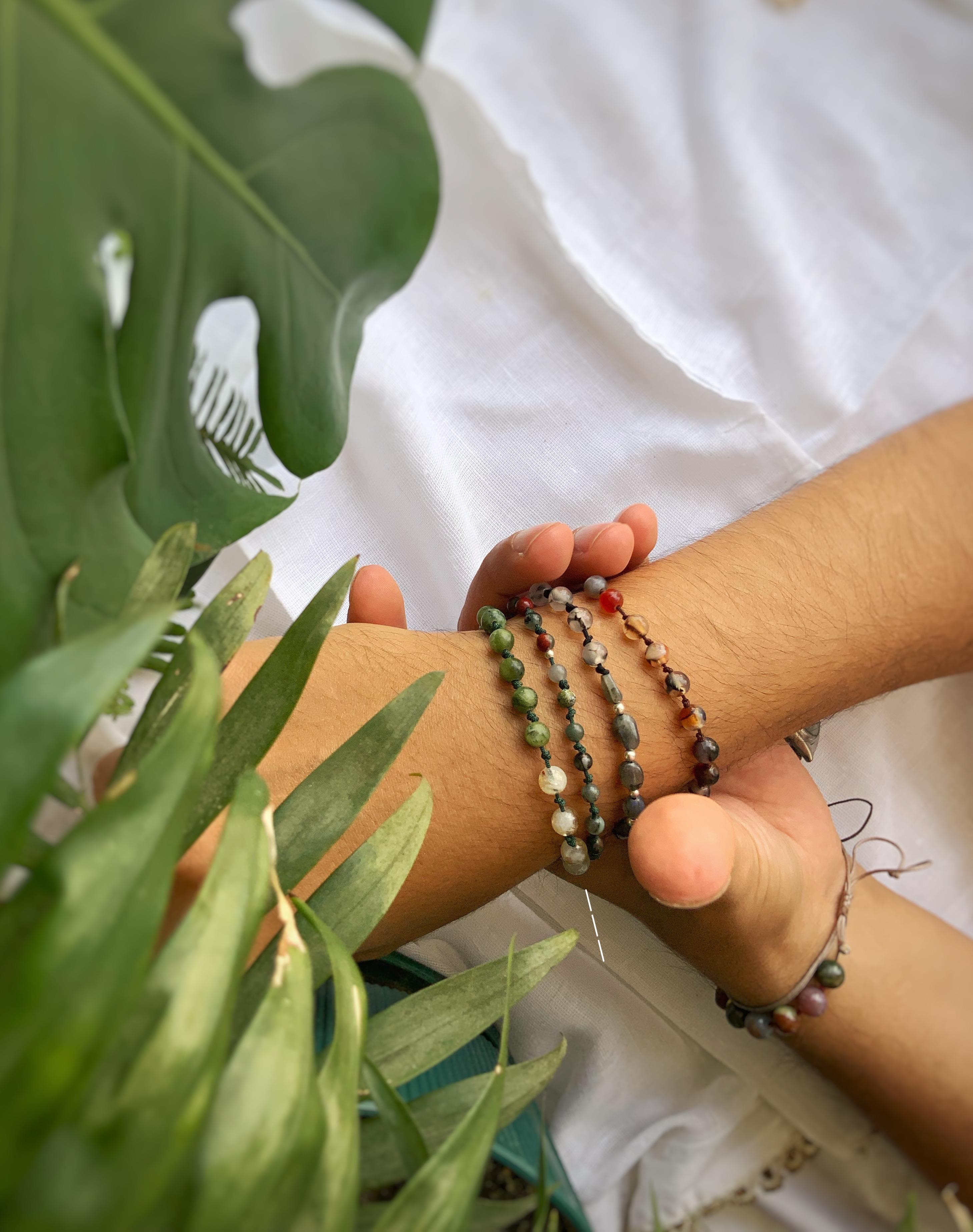 Sitrin ve Yeşim Taşı Bileklik