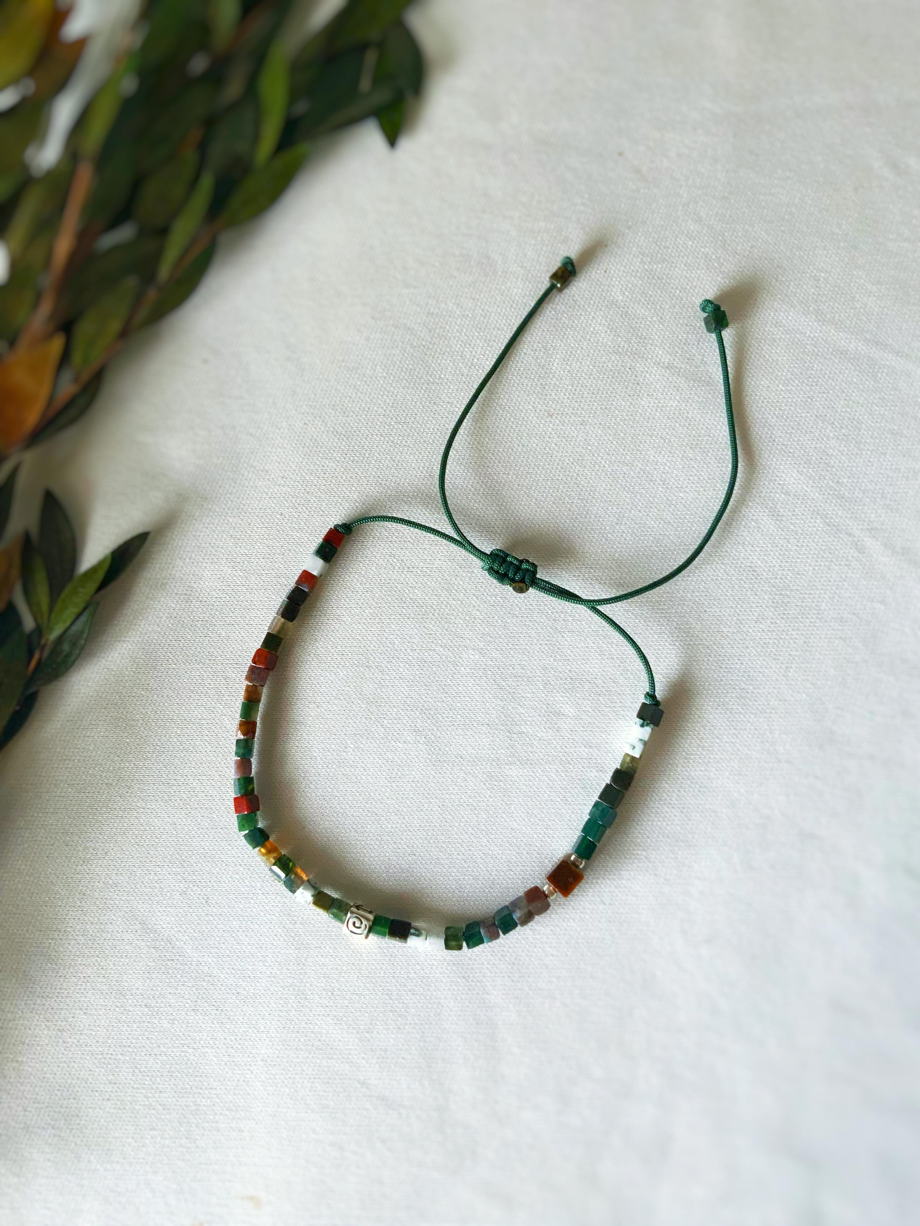 Suit Unisex Kare Akik Bileklik