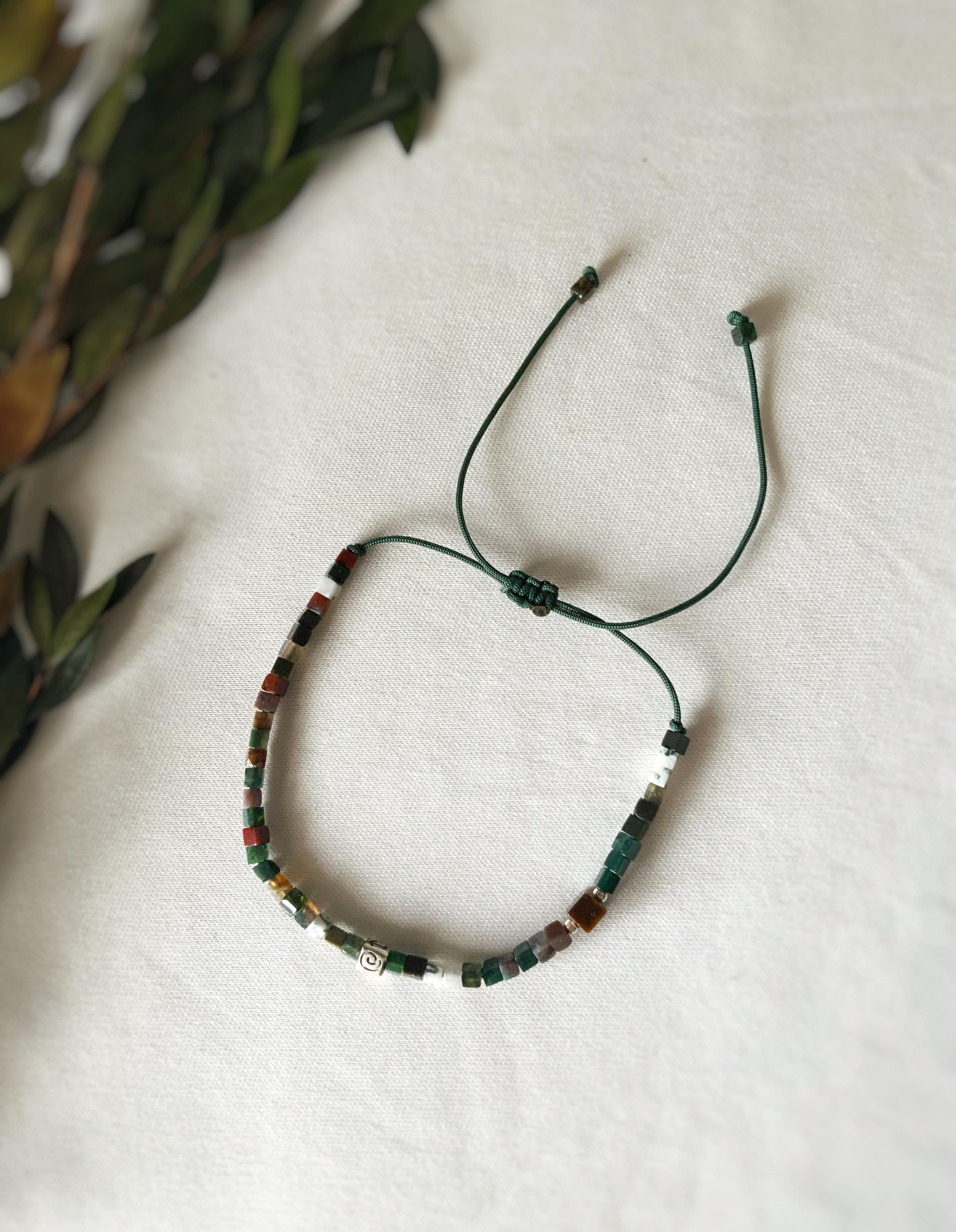 Suit Unisex Kare Akik Bileklik