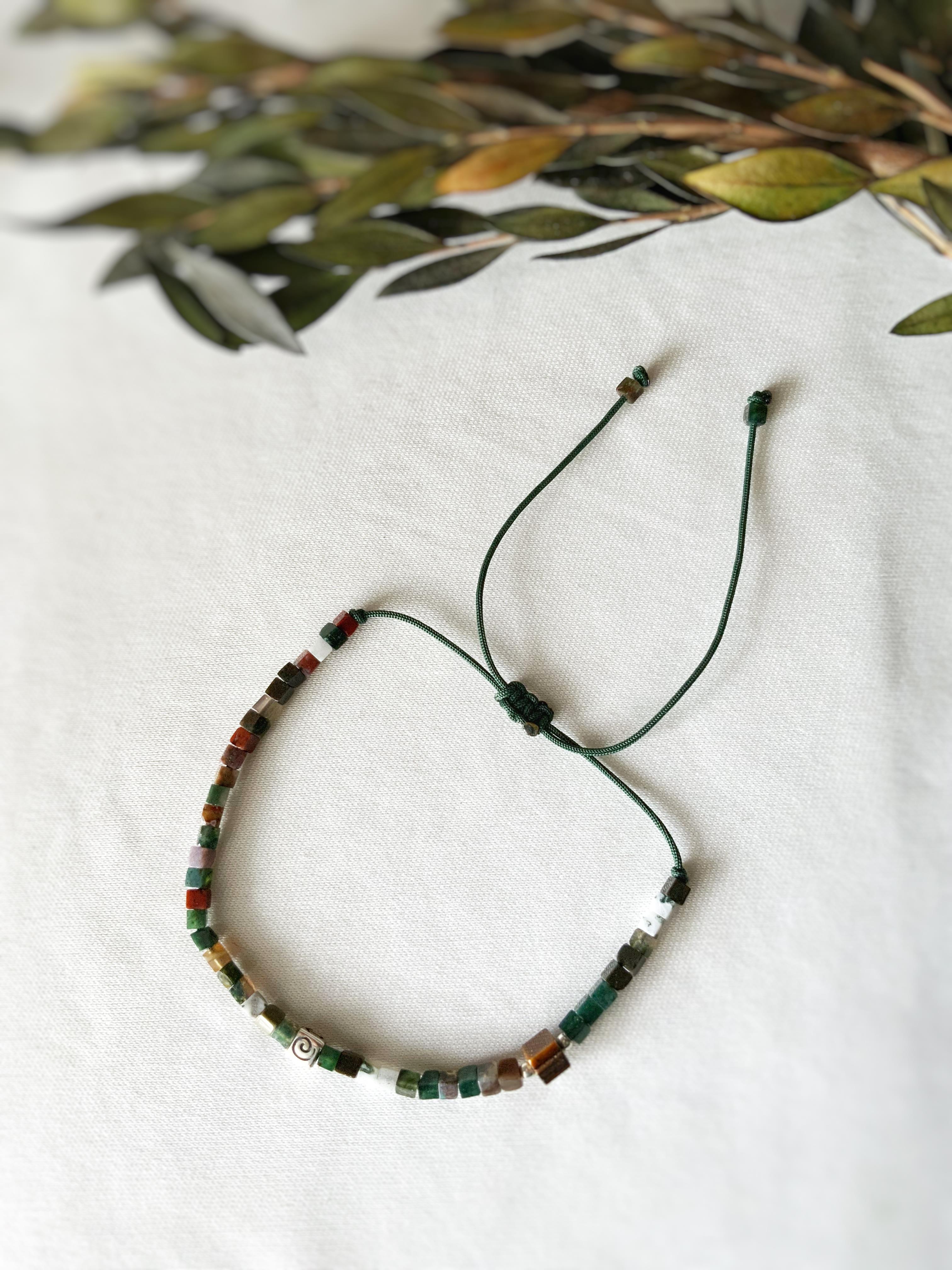 Suit Unisex Kare Akik Bileklik