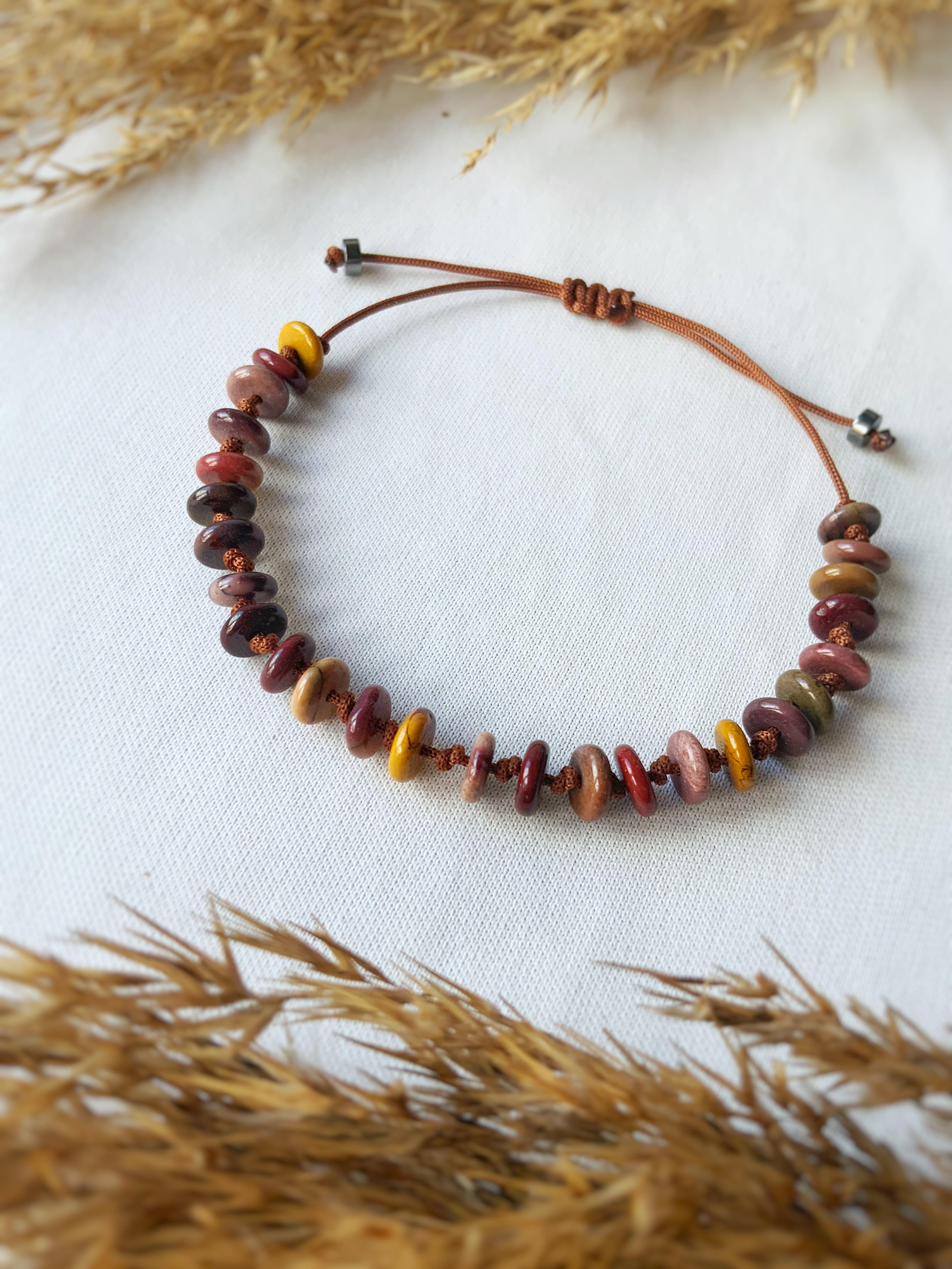 Toprak Rondela Unisex Bileklik