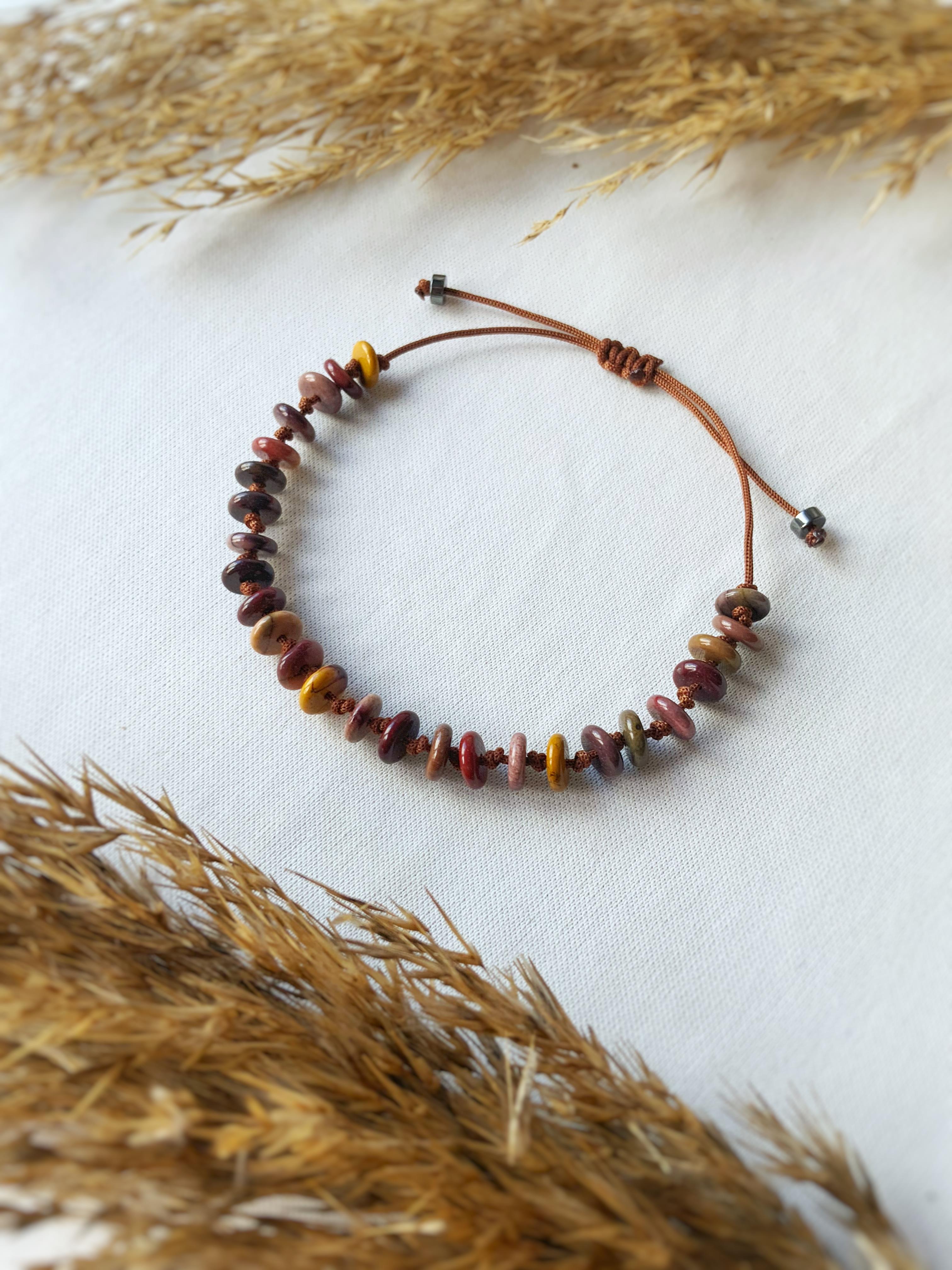 Toprak Rondela Unisex Bileklik