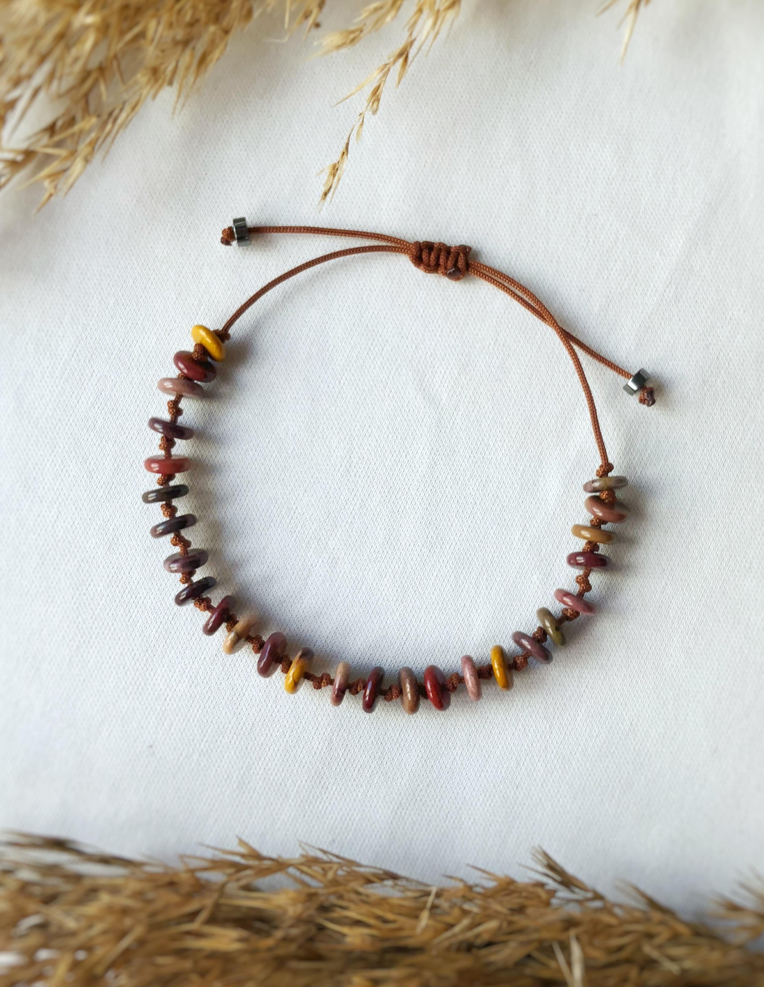 Toprak Rondela Unisex Bileklik