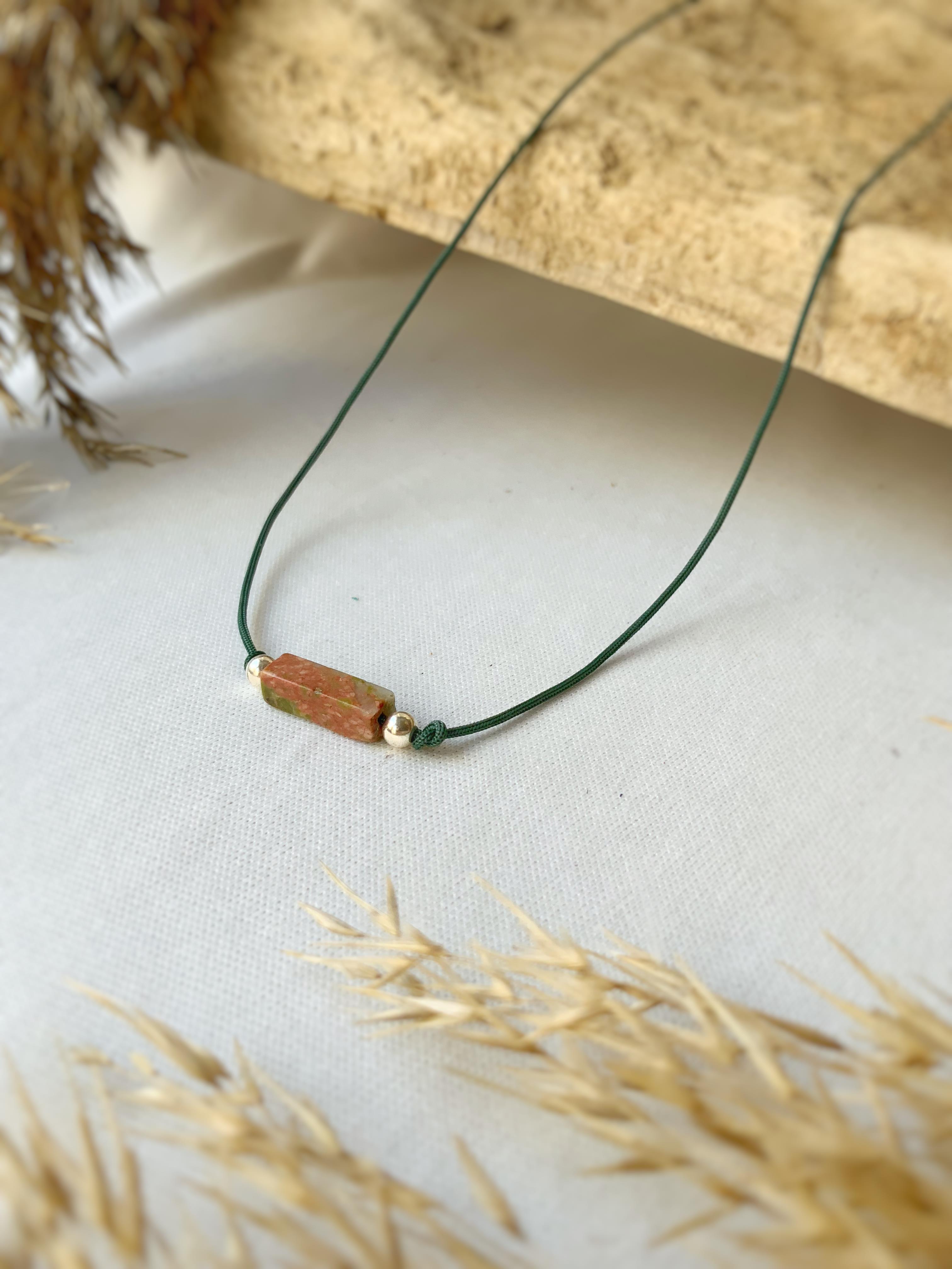 Unakit Minimal Gümüş Kolye