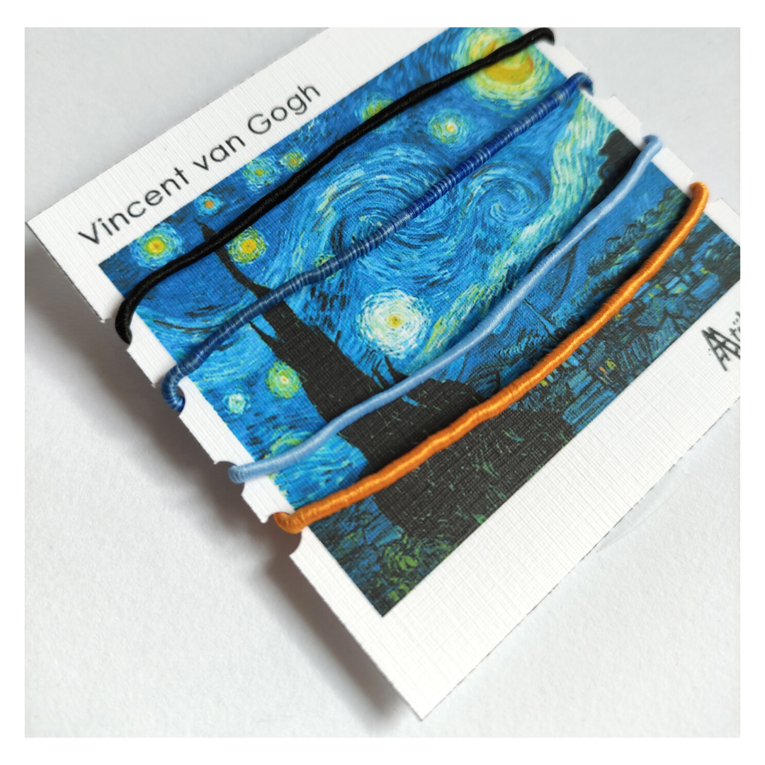 Van Gogh İp Bileklik Seti