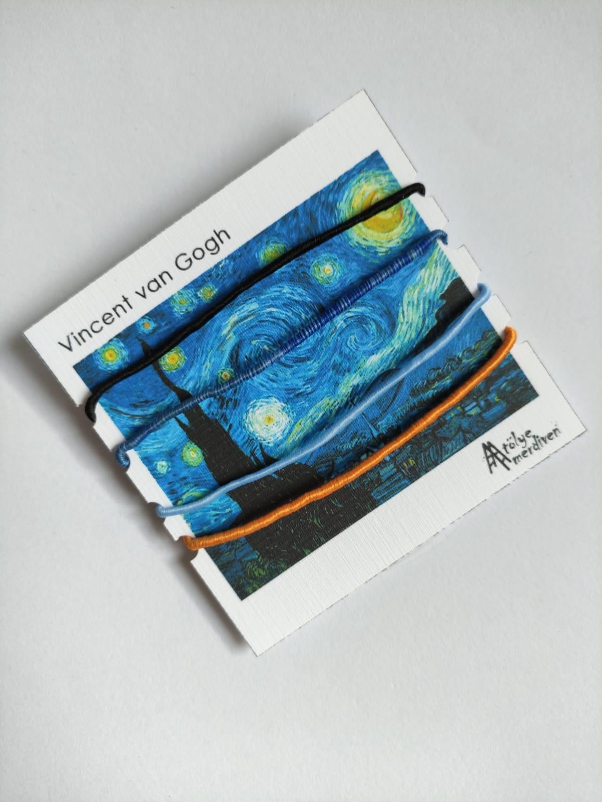 Van Gogh İp Bileklik Seti