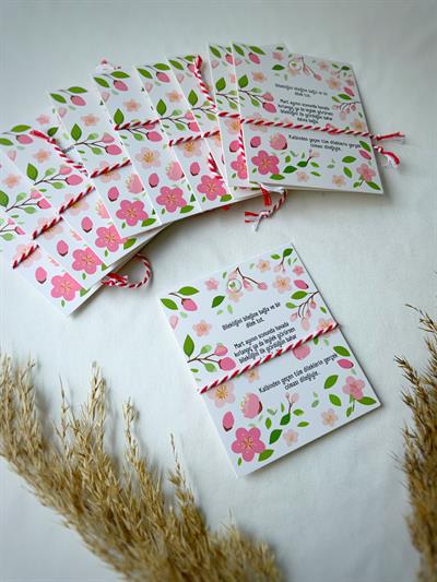 10lu Hediyelik Mart Dilek Bilekliği Seti