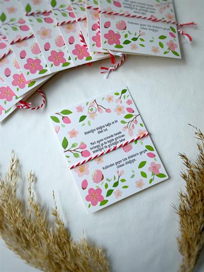 10lu Hediyelik Mart Dilek Bilekliği Seti