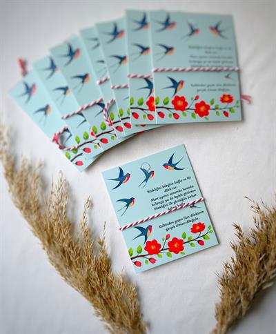 10lu Hediyelik Mart Dilek Bilekliği Seti