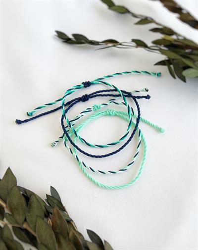 10lu Rin Unisex İp Bileklik Seti