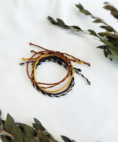 10lu Rin Unisex İp Bileklik Seti