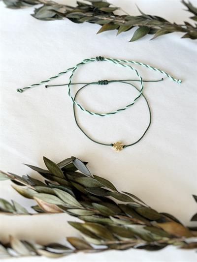 2li Yonca Yeşil Halhal Seti