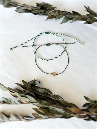 2li Yonca Yeşil Halhal Seti