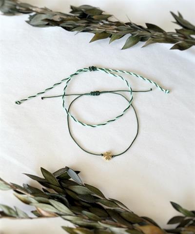 2li Yonca Yeşil Halhal Seti