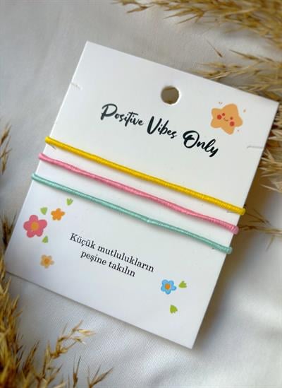 3lü Arkadaşlık bileklik seti