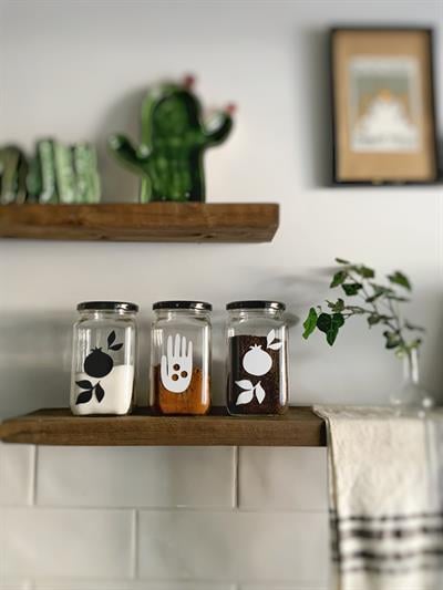 3lü Bereket Cam Kavanoz Seti