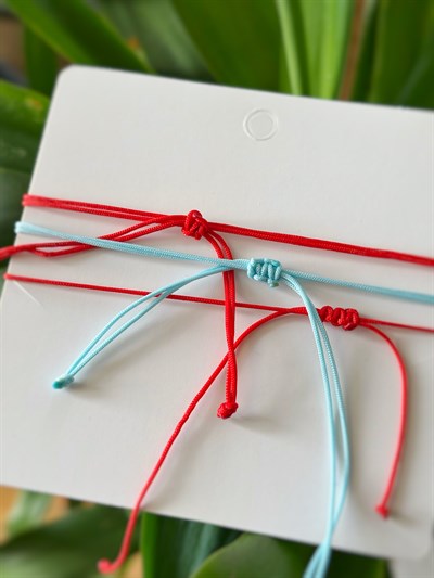 3lü Şans Charmı Bijuteri Bileklik Yonca Cam Nazar Boncuğu