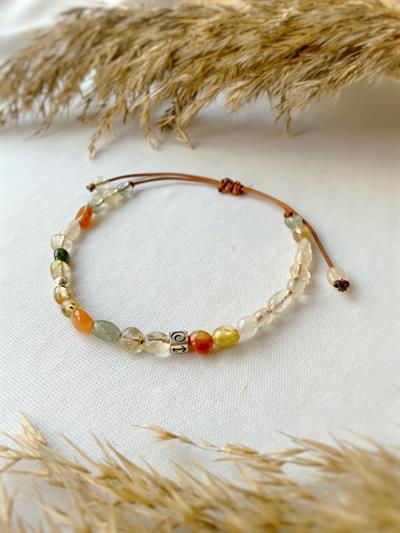 Amber Unisex Akik Bileklik 