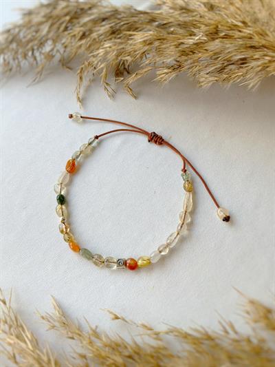 Amber Unisex Akik Bileklik 