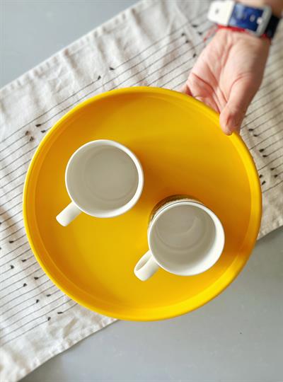 Aura Metal Dekoratif Tepsi 