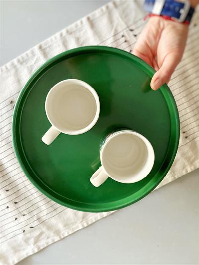 Aura Metal Dekoratif Tepsi 