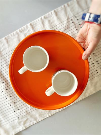 Aura Metal Dekoratif Tepsi 