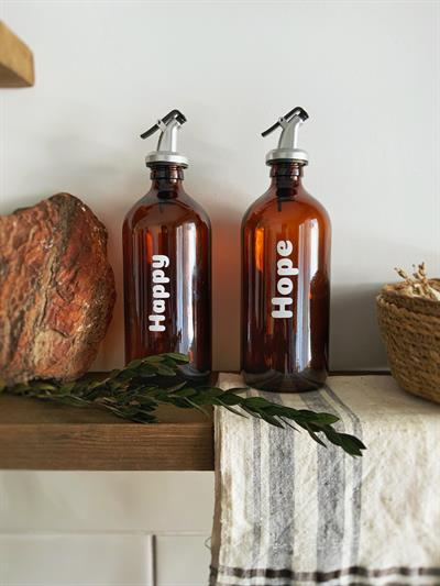 Bambu Altlıklı Yağdanlık Seti