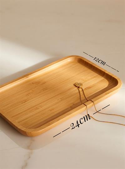 Bambu Kavanoz Altlığı / Sunum Tepsisi