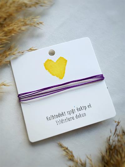 Boho Mutlu bileklik unisex çoklu ip bileklik