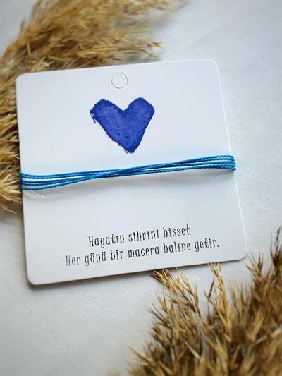 Boho Mutlu bileklik unisex çoklu ip bileklik