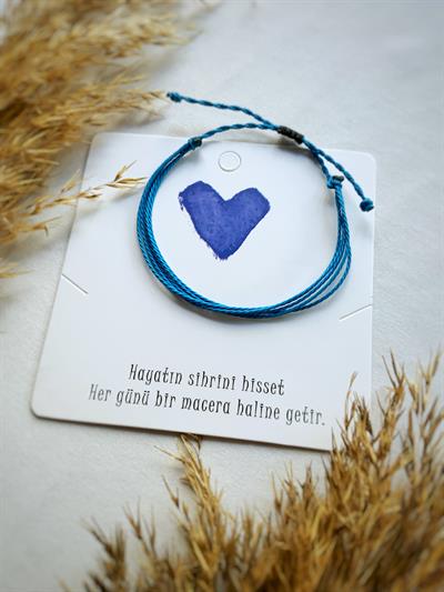 Boho Mutlu bileklik unisex çoklu ip bileklik