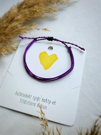 Boho Mutlu bileklik unisex çoklu ip bileklik