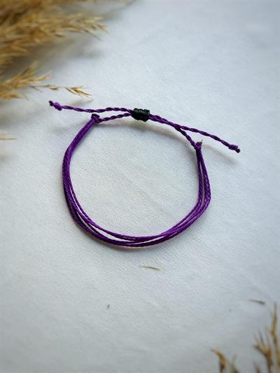 Boho Mutlu bileklik unisex çoklu ip bileklik