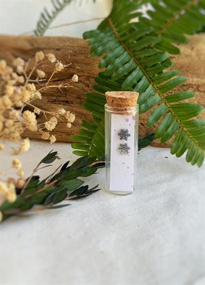 Çelik Kar Tanesi Küpe