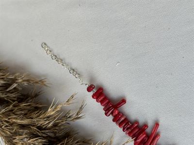 *Cesaret Kırmızı Mercan Bileklik