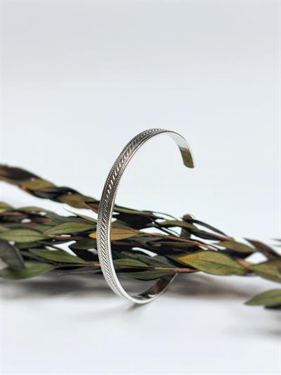 Çift Örgü Unisex Kelepçe Bileklik