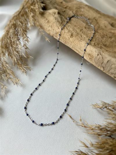 Çivit Mineli Çelik Zincir 