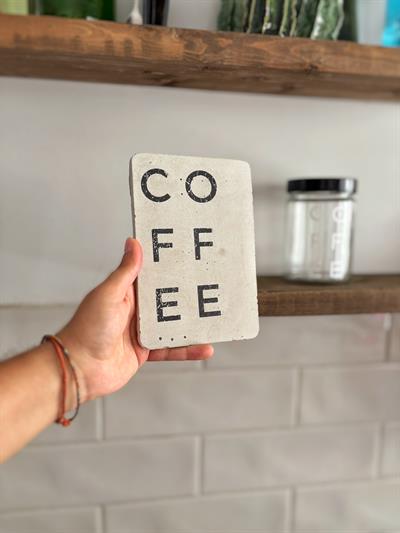 Dekoratif Brüt Beton Tablet