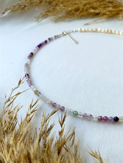 Elena Gerçek İnci Doğaltaş Kolye 