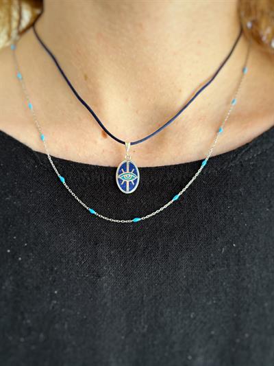 Göz Gümüş Kolye Ucu