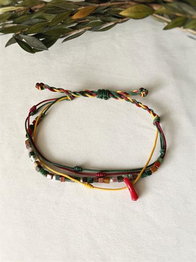 Hachi Akik Taşlı Unisex Bileklik