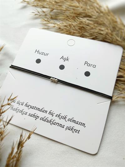 Huzur Aşk Para Bilekliği