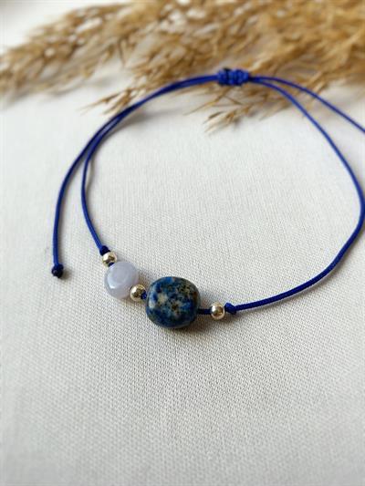 Kalsedon ve Lapis Lazuli 