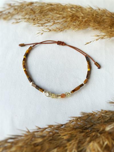 Kaplangözü Ve Akik Unisex Bileklik