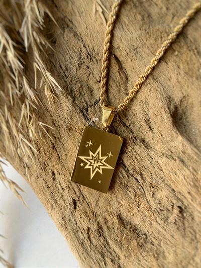 Kuzey Yıldızı Çelik Kolye