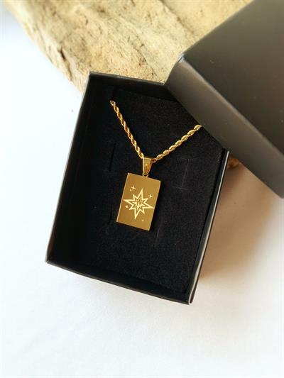 Kuzey Yıldızı Çelik Kolye