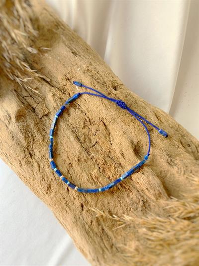 Lapis Lazuli Unisex bileklik Slim