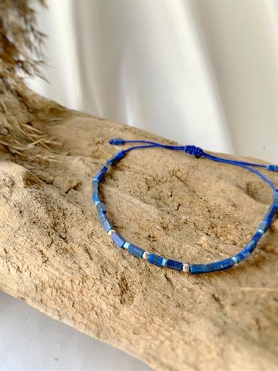 Lapis Lazuli Unisex bileklik Slim