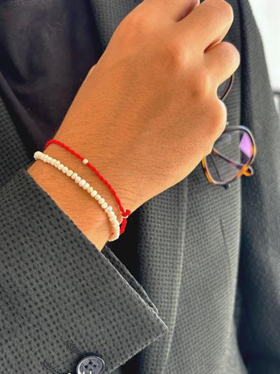 Lux Unisex İnci bileklik 