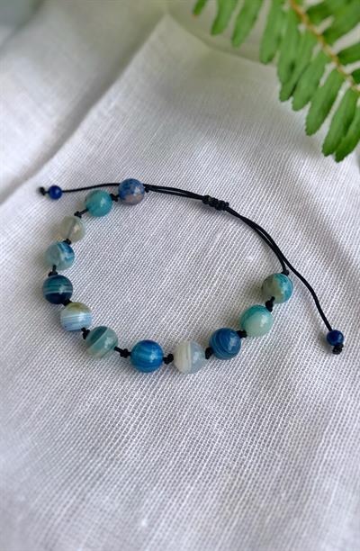Mavi Akik Bileklik
